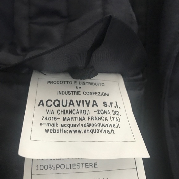 ACQUAVIVA Double Zip Out Collar Blazer/Jacket